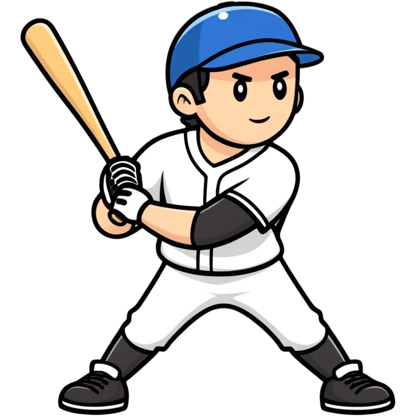 Baseball player doing great emoji