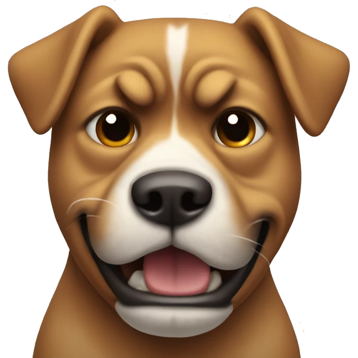 Angry dog emoji