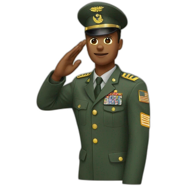 Military Salute emoji