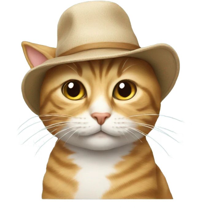 Cat in a hat  emoji