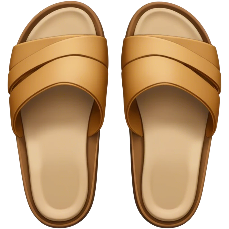 Jesus Christ's single open toe slipper emoji