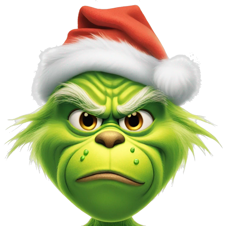 The grinch  emoji