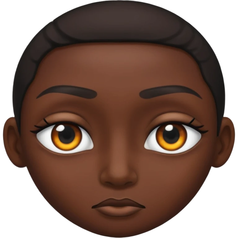 the black eyes emoji