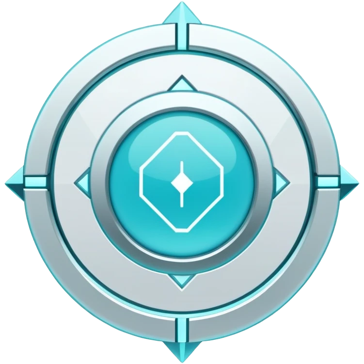  White And Cyan Cyber Aesthetic Deco emoji