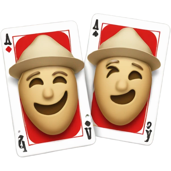 Draw two uno card emoji