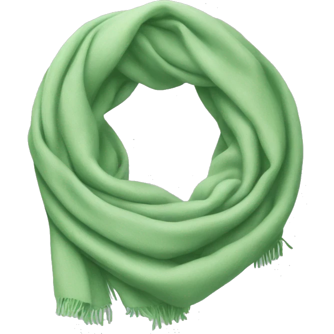 Light green scarf emoji