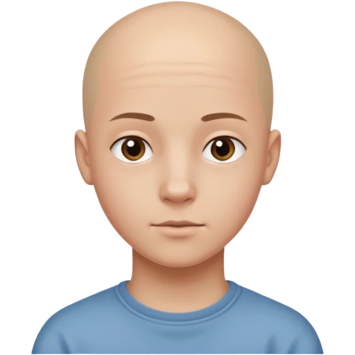 bald teenager emoji