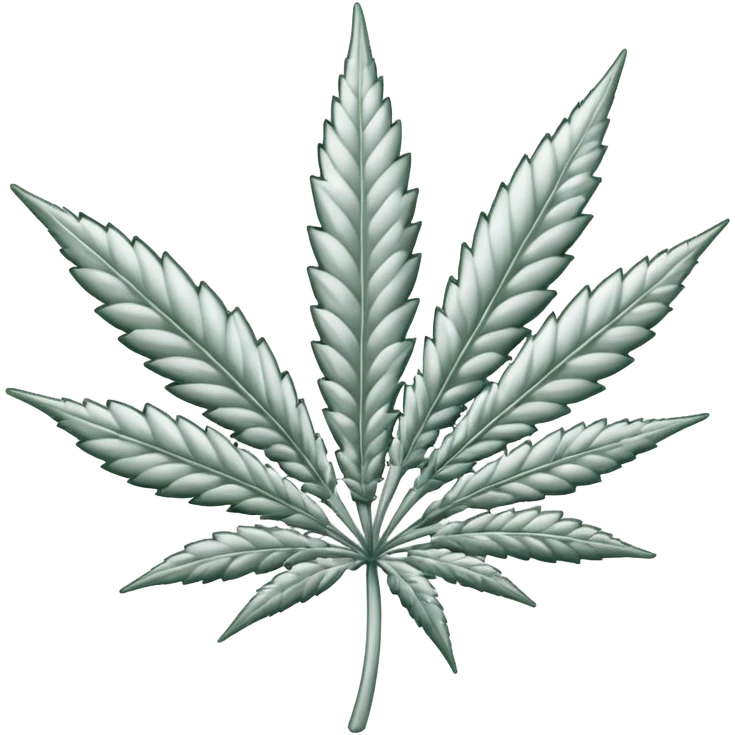 white color marijuana, no color emoji