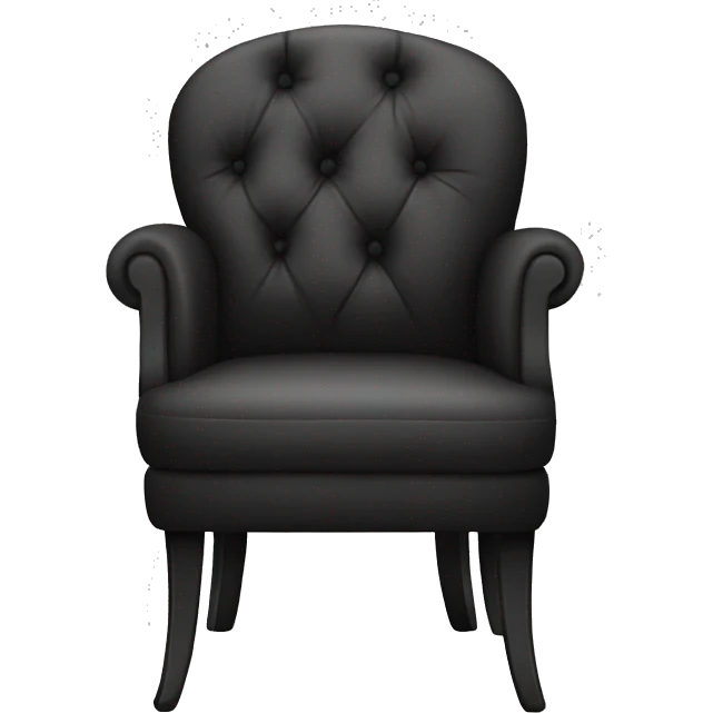 black chair emoji
