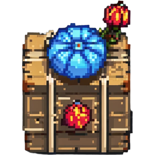 2d power up crate with bomb emoji