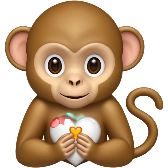 monkey in love emoji