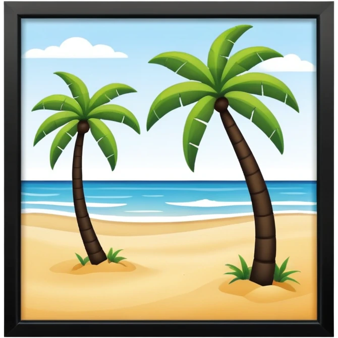 Beach emoji