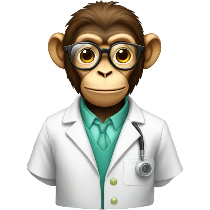 monkey scientist emoji