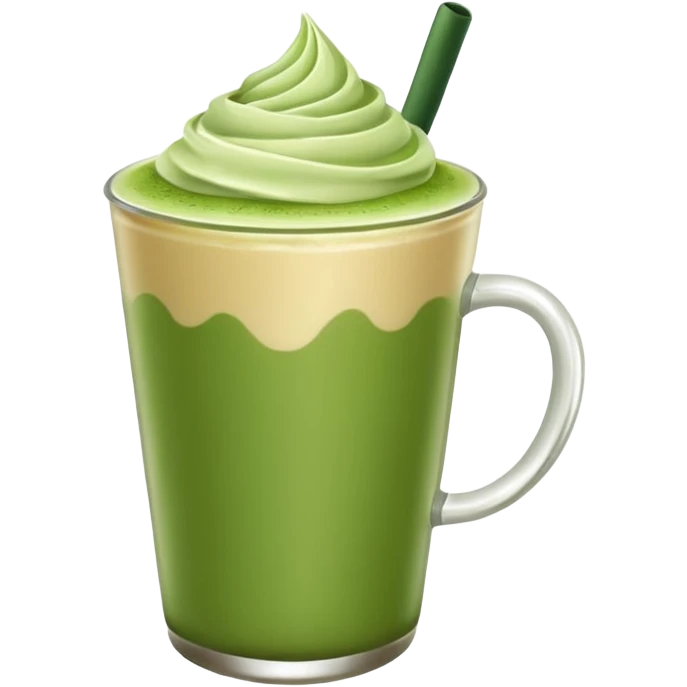 Matcha latte emoji