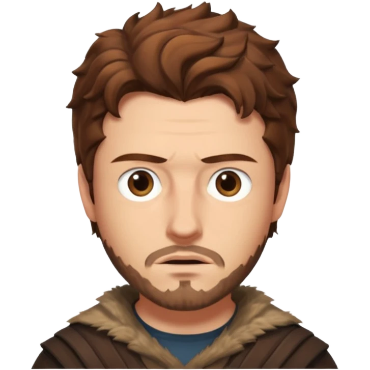 Rob Stark
from Games of throne character face only front face emoji