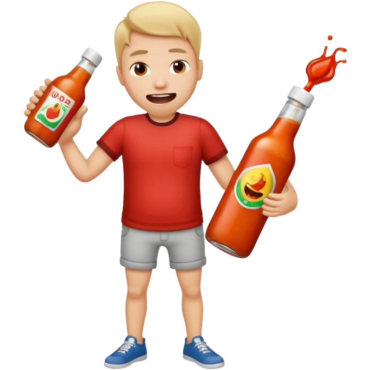 Make a emoji of adding chili in arse emoji