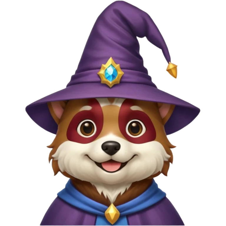 Dog wizard emoji