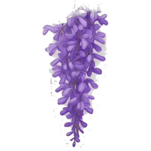 Hanging Wisteria Flowe emoji