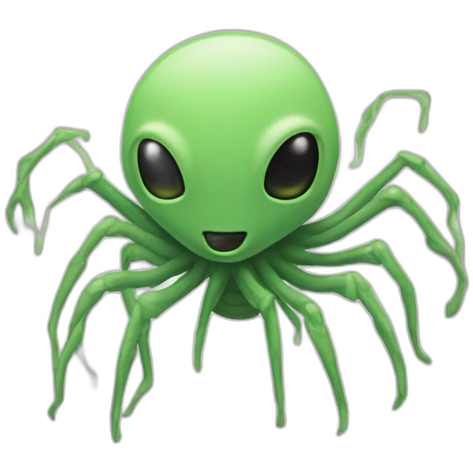 the eight - legged alien emoji