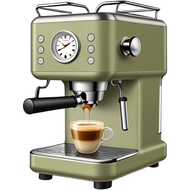 pale olive coffee machine emoji