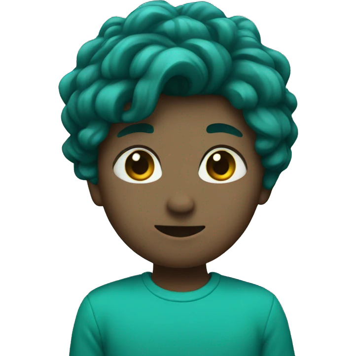 Teal heart  emoji