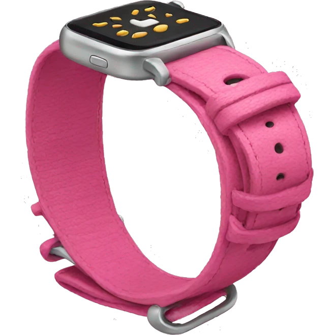 Pink strap emoji