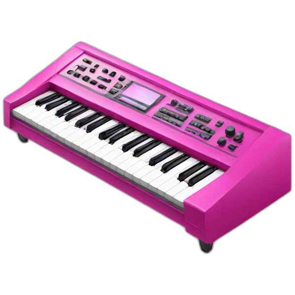 pink synthesizer  emoji