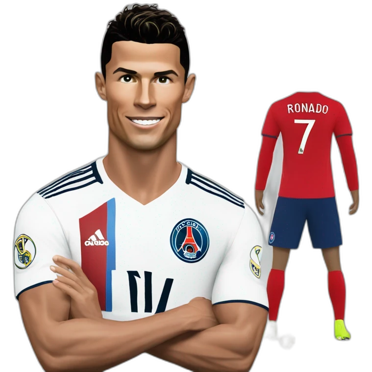Cristiano Ronaldo psg emoji