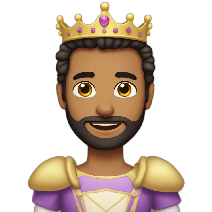 Michael-Miets-in-a-Princess-costume emoji