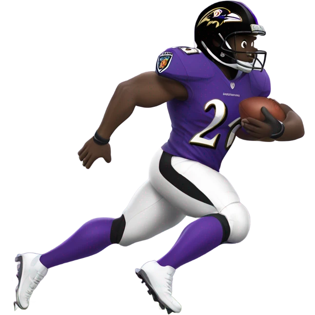 Baltimore Ravens running back  emoji