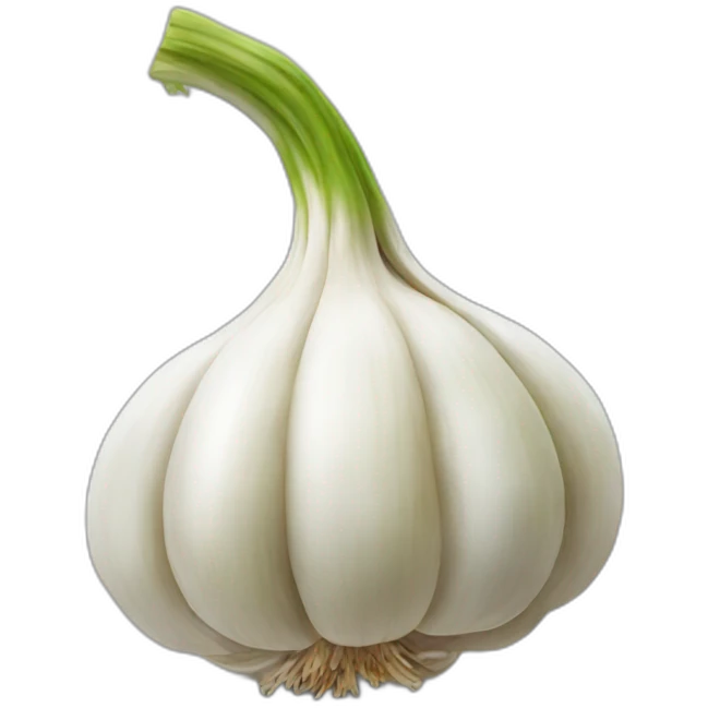 slimy garlic emoji