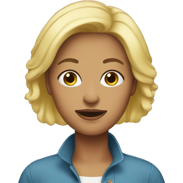 mom blonde  emoji