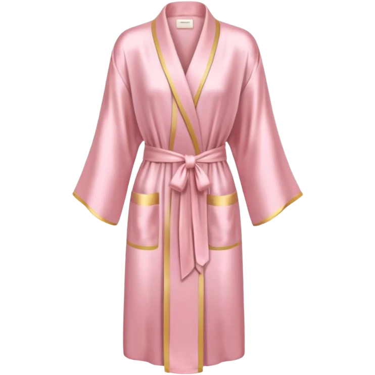 Light pink silk robe emoji