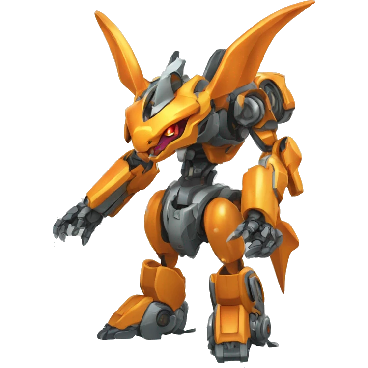 Futuristic Mechanical Medabot-Charizard-Mecha emoji
