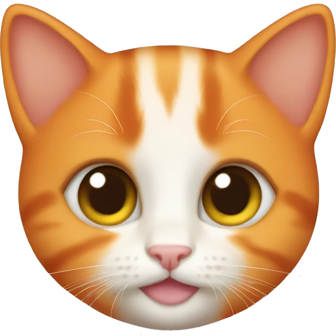 Orange kitten  emoji