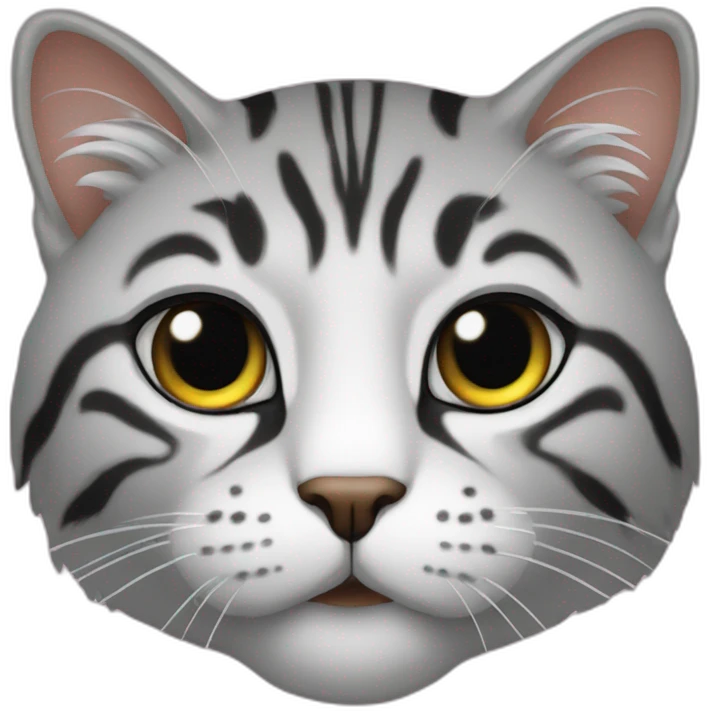 Кот показывает попу emoji
