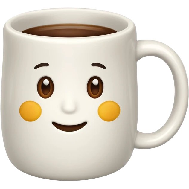 A cozy mug that says safe emoji
