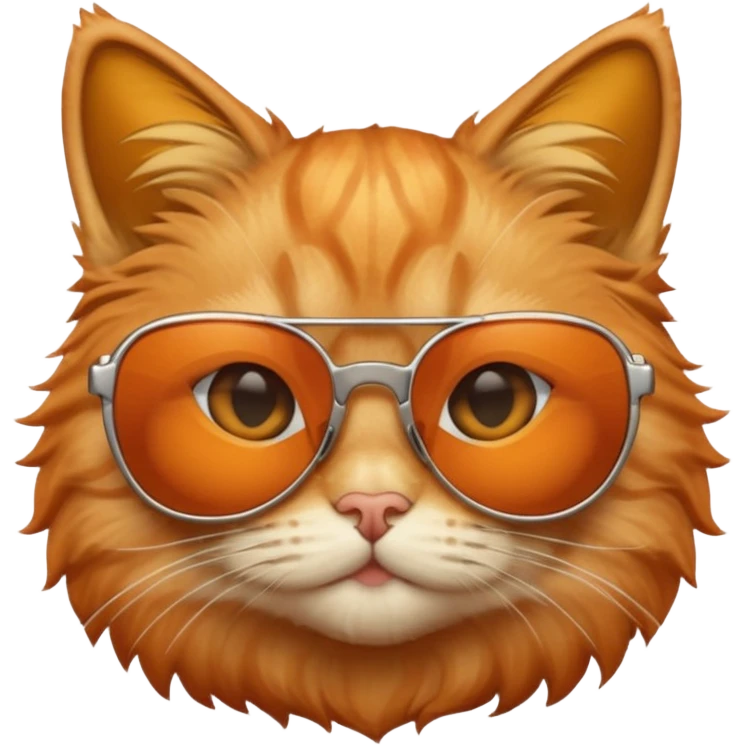 Cat wearing sunglasses emoji