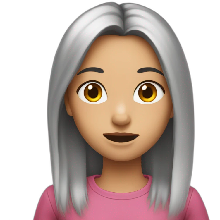 girl strr=ing emoji