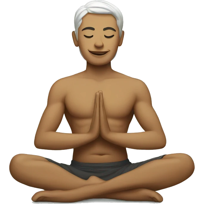 yoga on Bali emoji