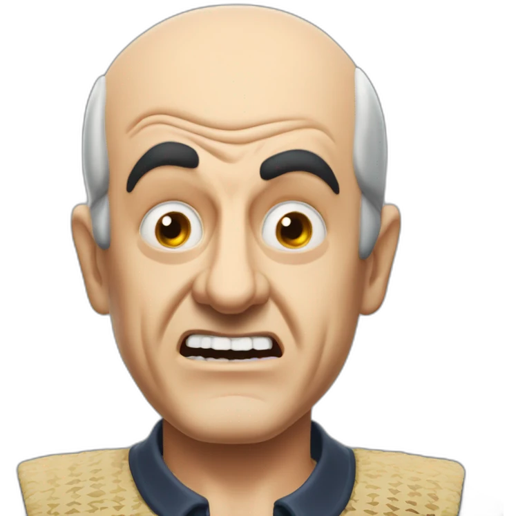 angry louis de funès emoji