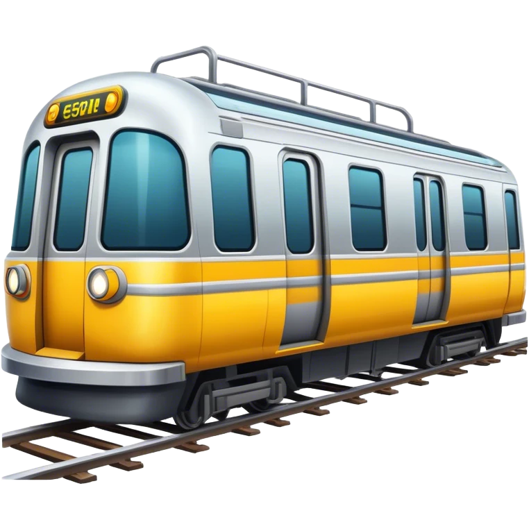 Subway train emoji
