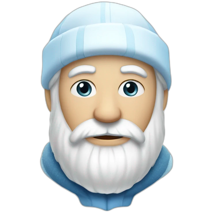 cool russian Father Frost emoji