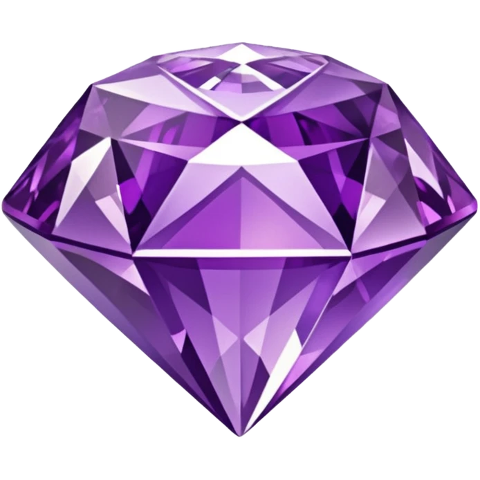 glitter purple crystal diamond emoji