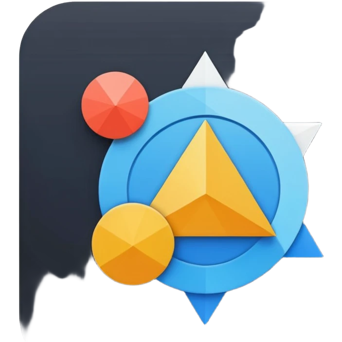 A simple, flat, geometric design-system icon.  emoji