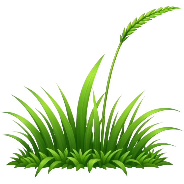 A blade of grass emoji