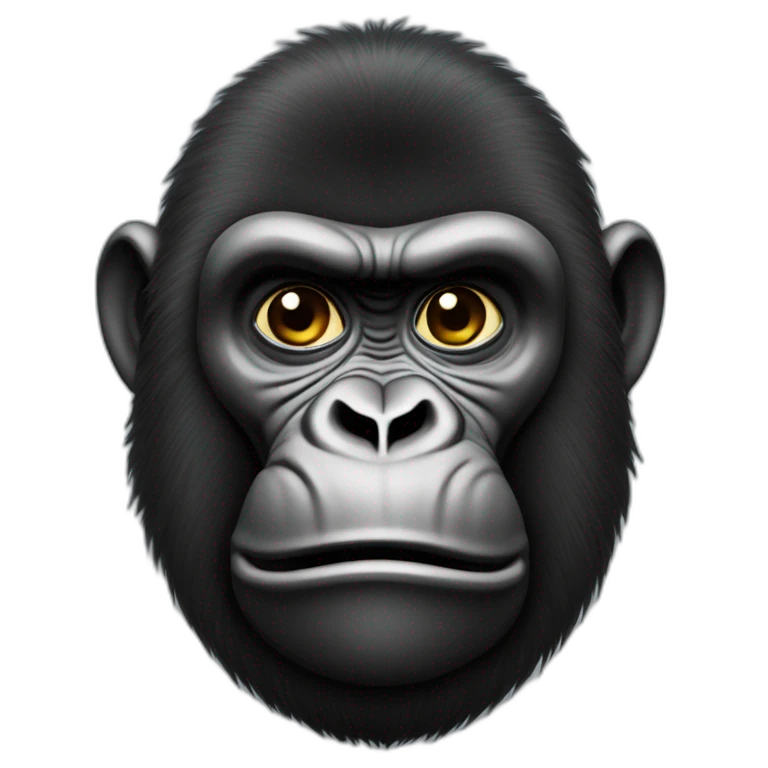 gorille qui pète emoji