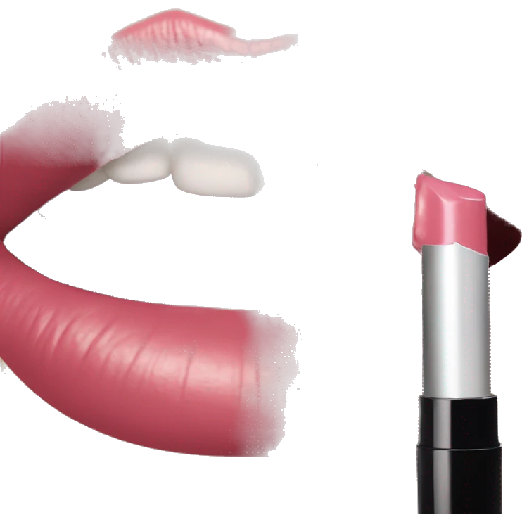 Chanel lipstick  emoji