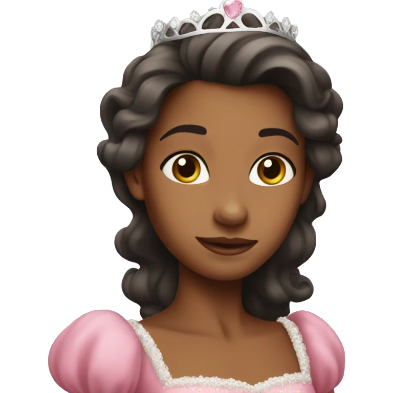 princess with pink dress emoji
