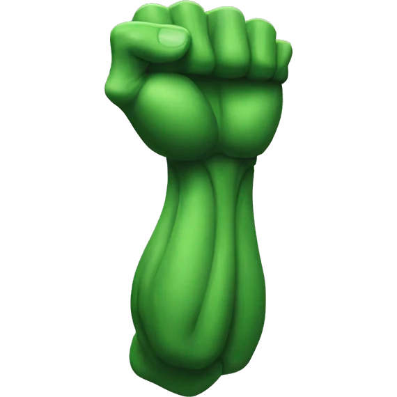 Green muscle arm emoji